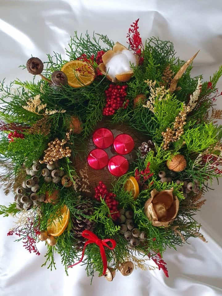 Taller corona de adviento natural 08.11.25