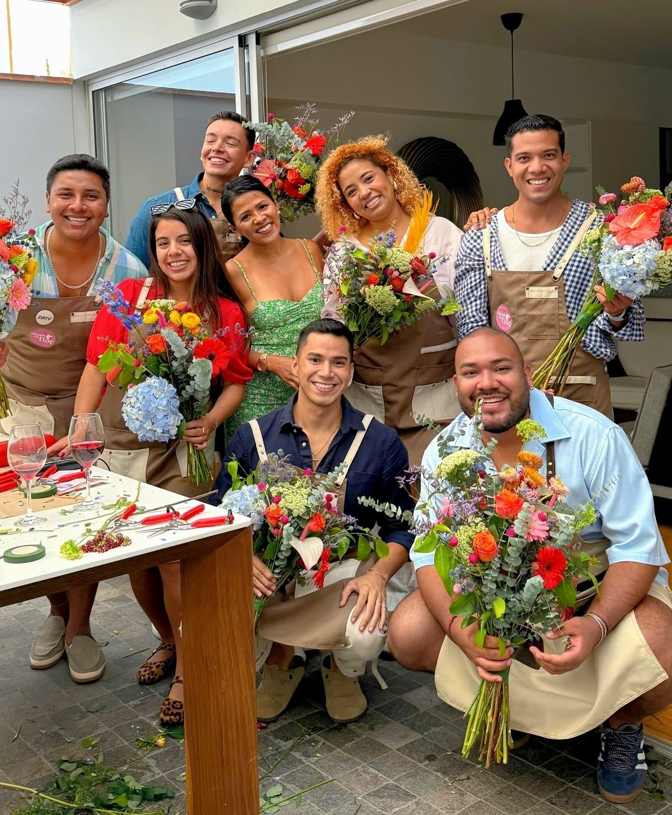 Taller de flores naturales frescas - Ramo asimétrico 19.07.25