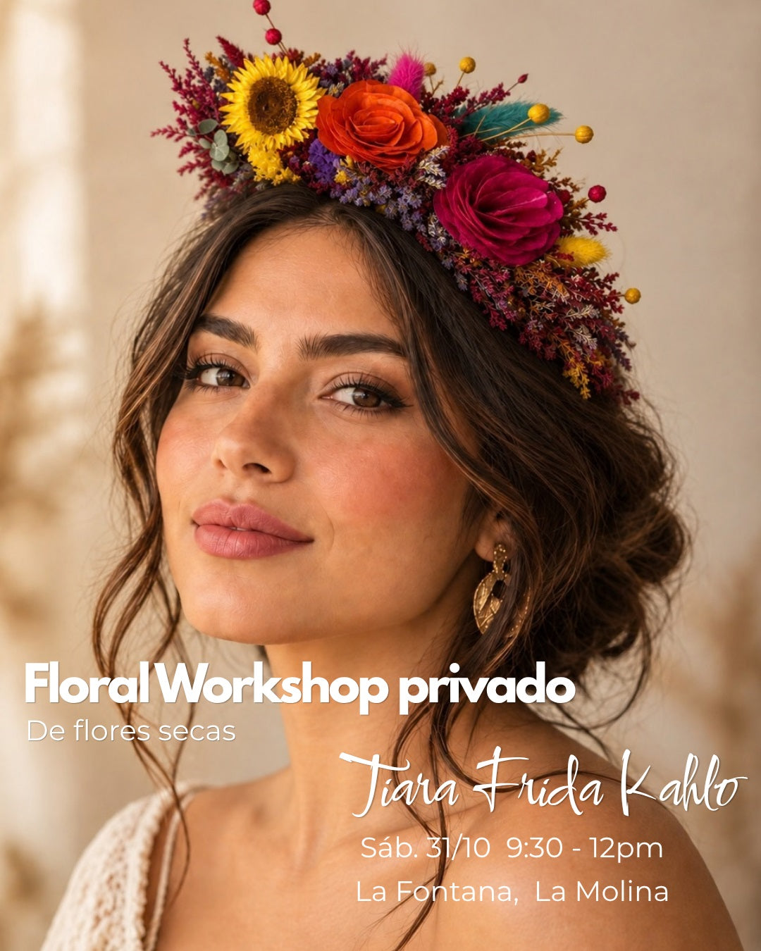 Taller privado | Proyecto Tiara Frida Kahlo - 31 oct 26