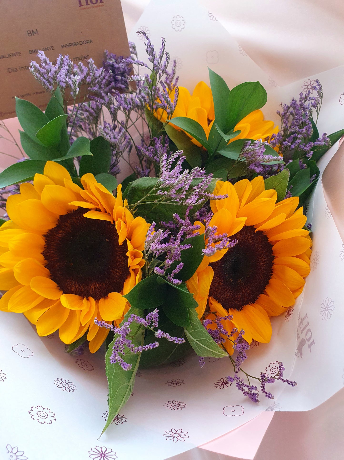 Ramo con 3 Girasoles