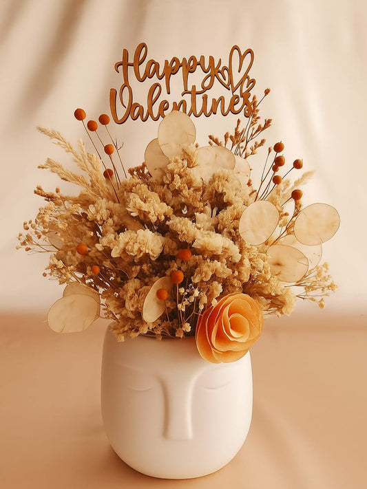 Arreglo Mi niña bonita tonos naranja