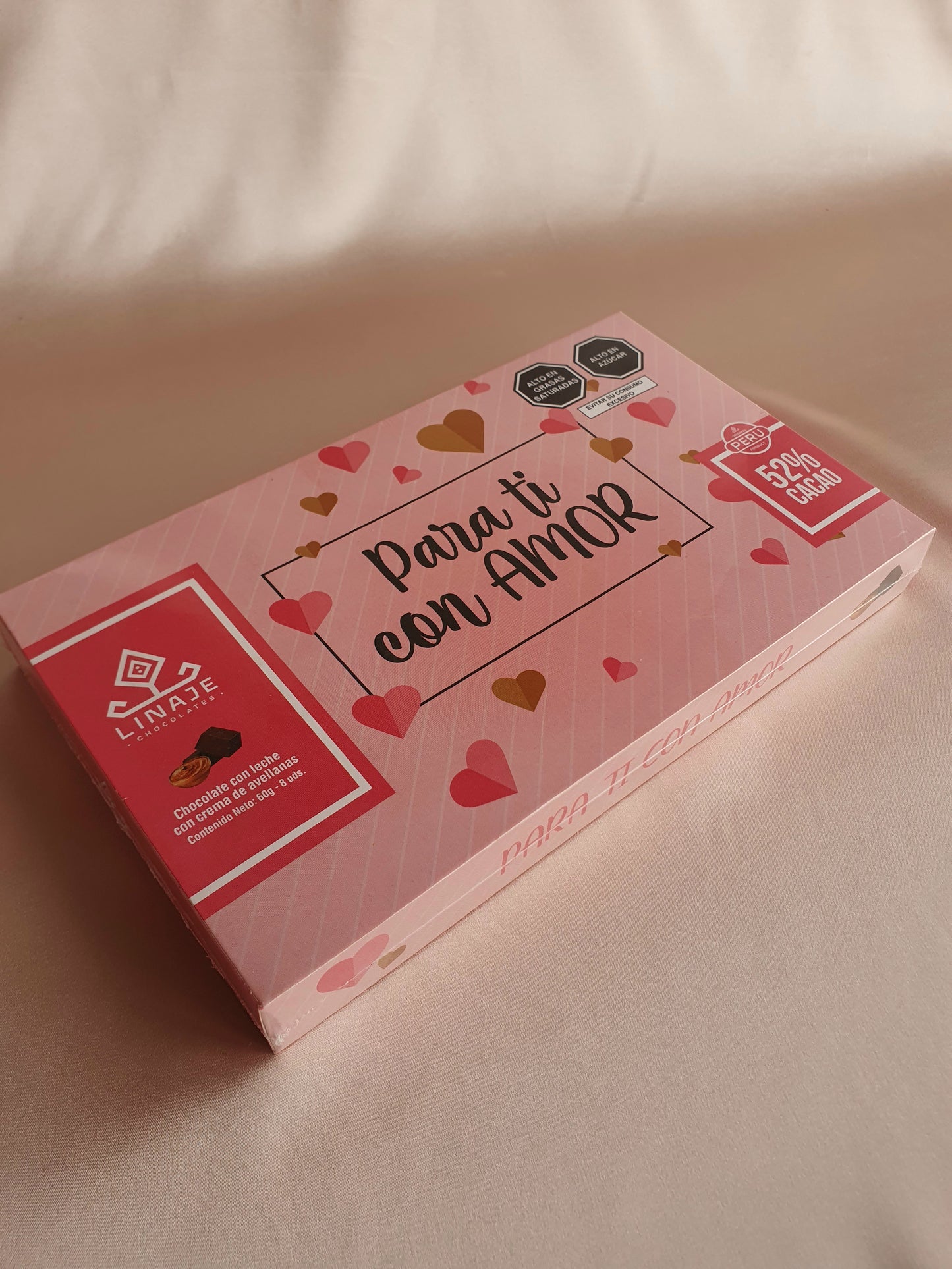 Caja con chocolates LINAJE 60g