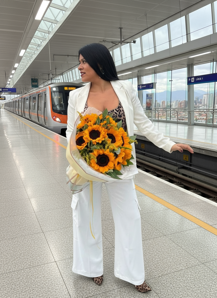 Ramo con 12 girasoles