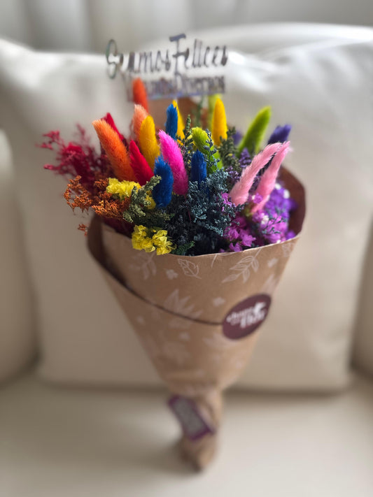 Ramo Pride de flores secas