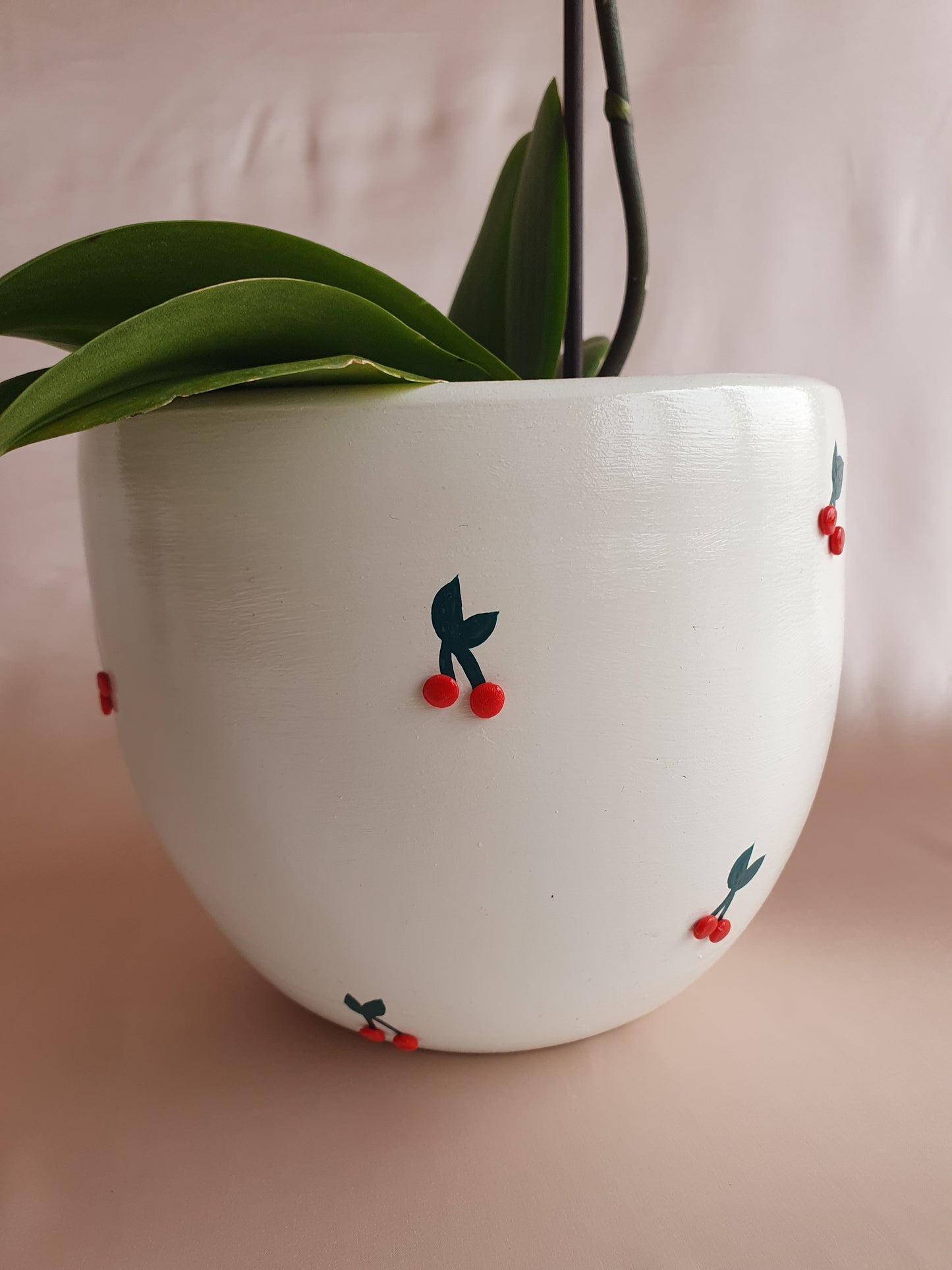 Orquídea Yuraq con pieza macareno cerezos