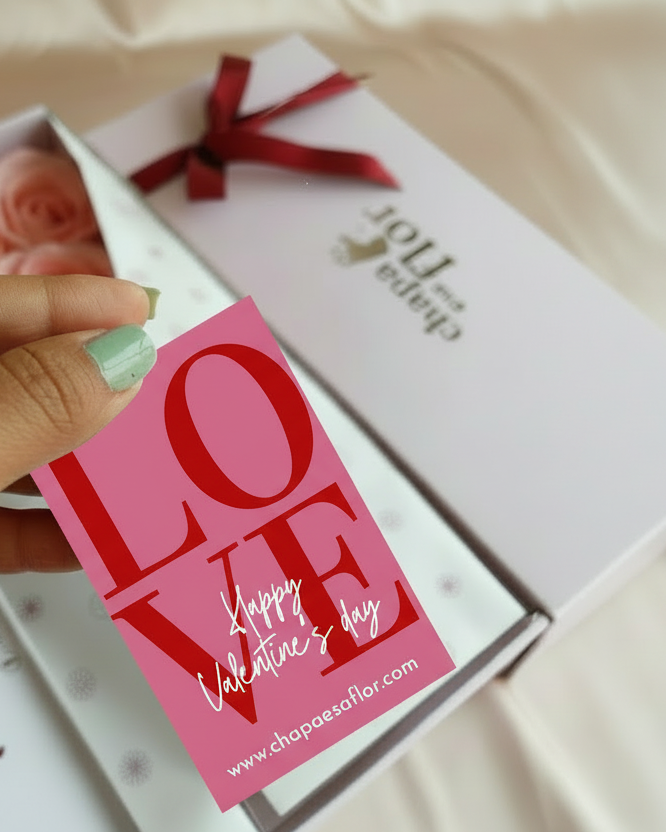 Caja Box Premium – 12 Rosas Rosadas | Edición San Valentín