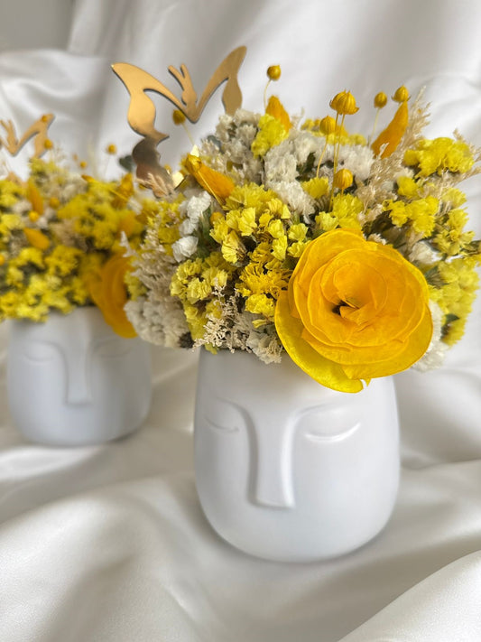 Arreglo Mi niña bonita flores amarillas