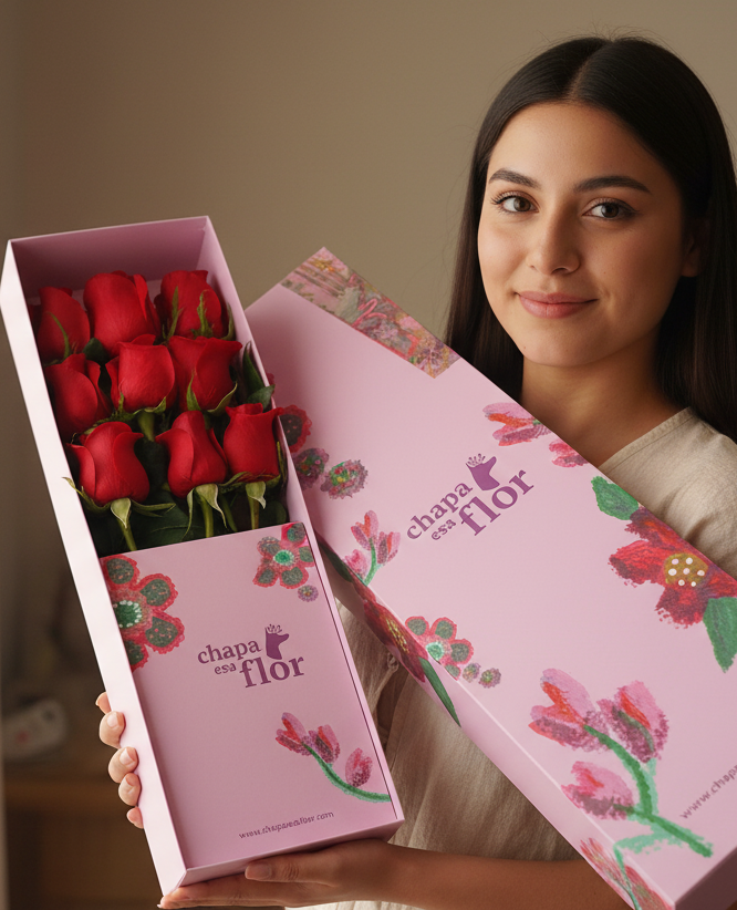 Caja Box Premium – 9 Rosas Rojas | Edición San Valentín
