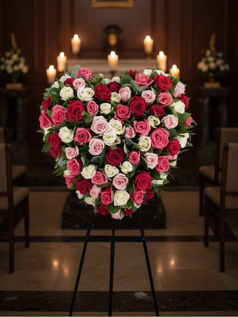Corona Condolencias Corazón