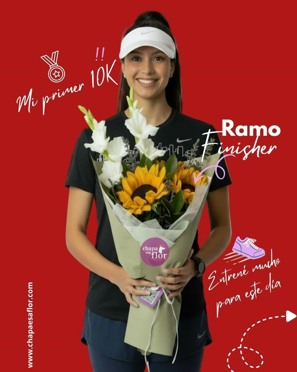 Ramo Finisher de girasoles