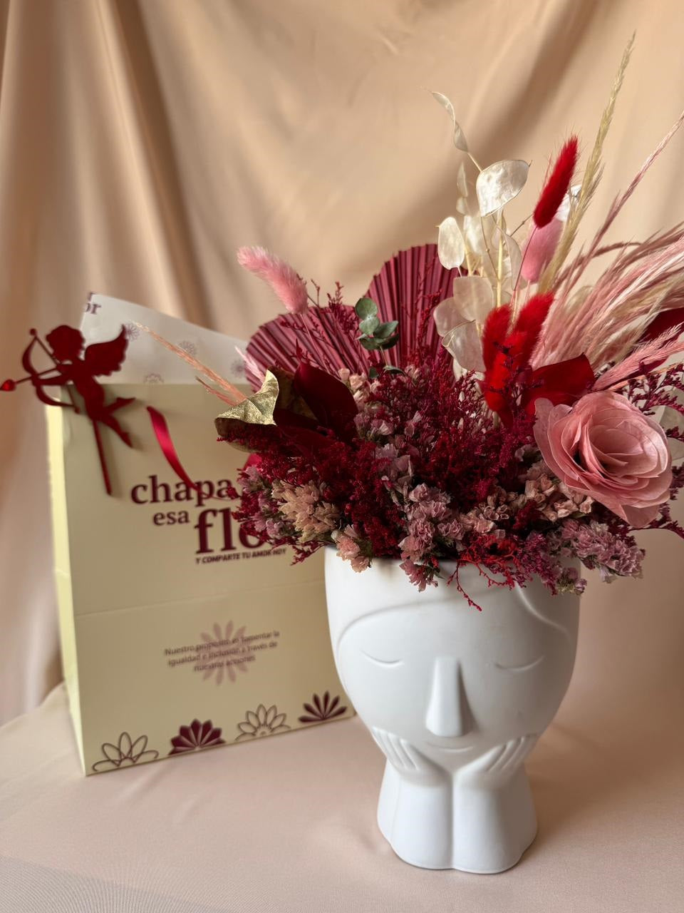Arreglo “Niña Enamorada” de Flores Secas