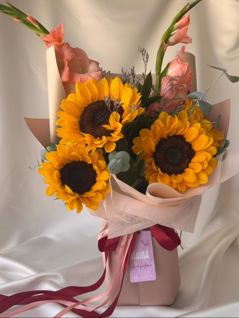Ramo Alegría con 6 Girasoles | Edición Mamá
