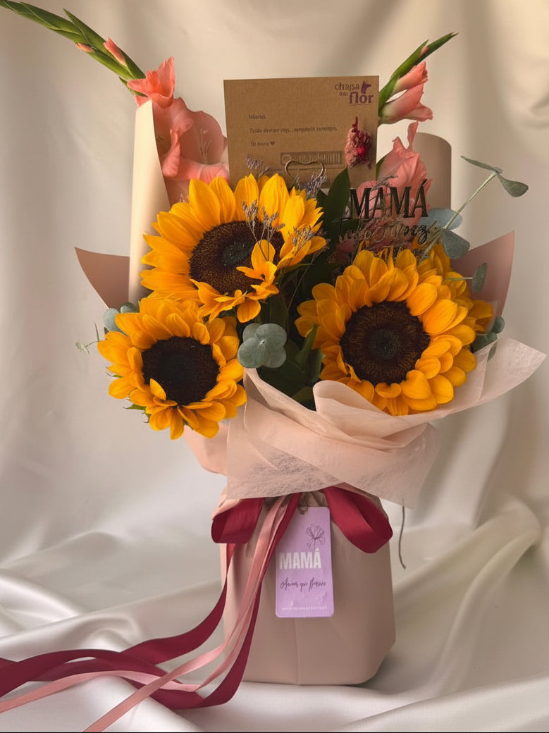 Ramo Alegría con 6 Girasoles | Edición Mamá