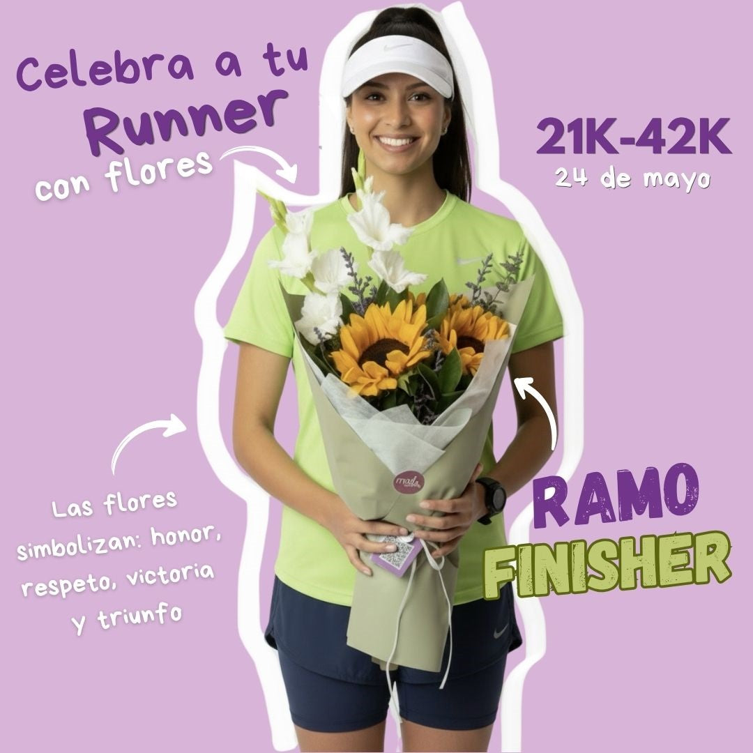 Ramo Finisher de girasoles