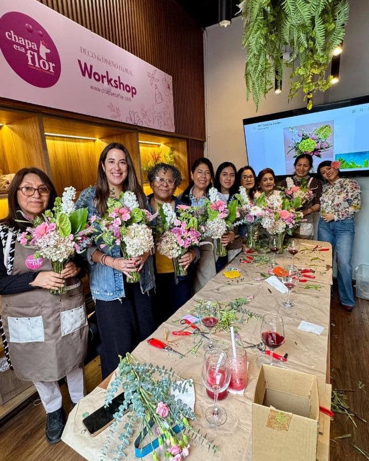 Taller de flores frescas | Proyecto Ramo Matcha Garden 22ago