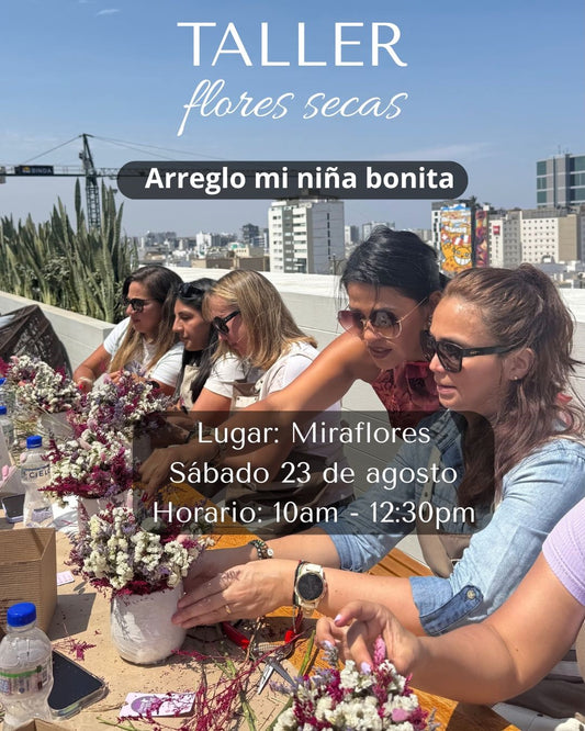Taller de flores secas Mi Niña Bonita 23.0825