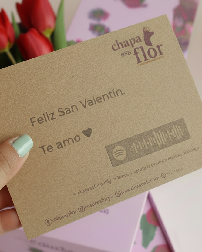 Caja Box Premium – 5 Tulipanes rojos | Edición San Valentín