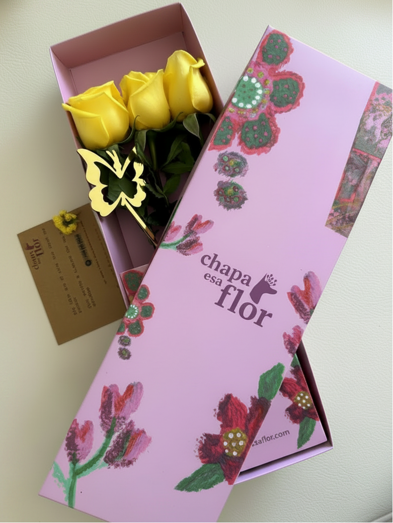 Caja Box Premium sin hand tag rosado