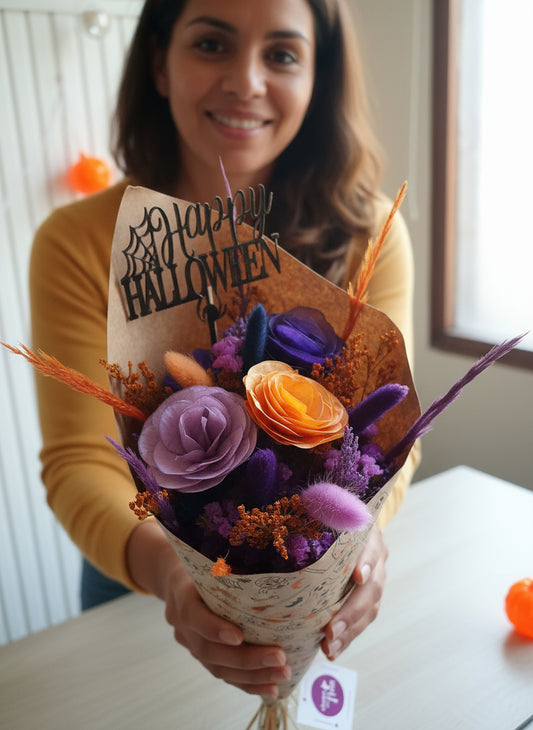 Ramo mediano de flores secas Halloween 🎃