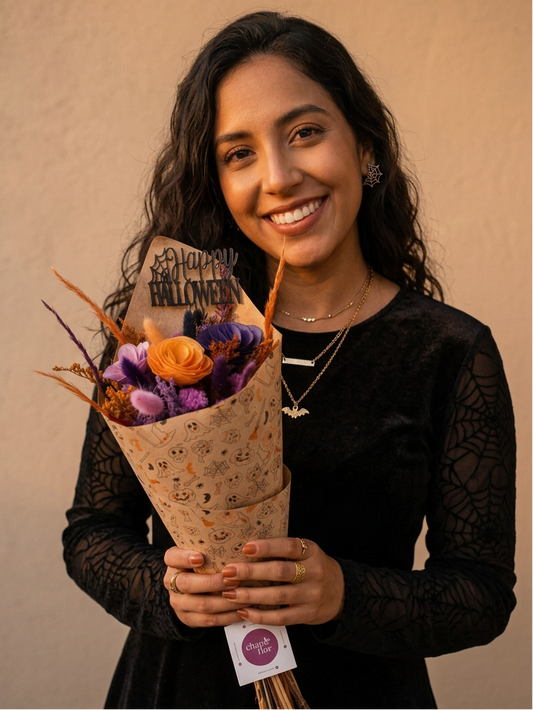 Ramo mediano de flores secas Halloween 🎃