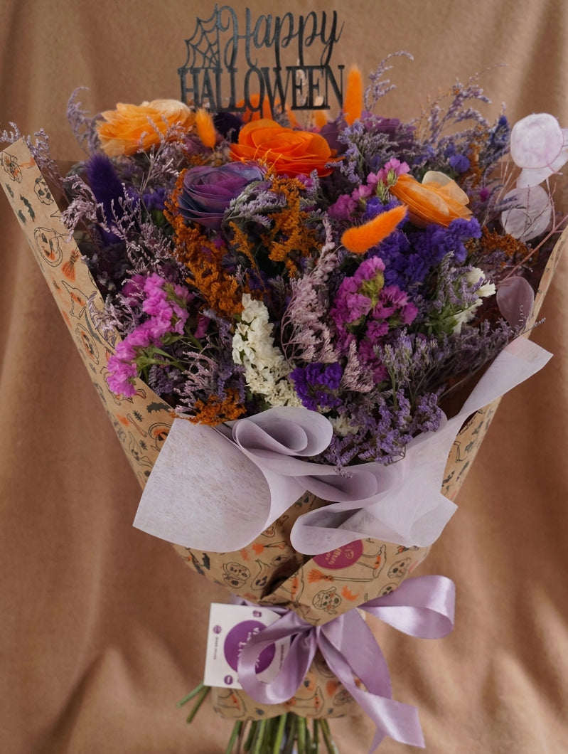 Ramo Hechizo de amor halloween🎃 | Flores secas y preservadas