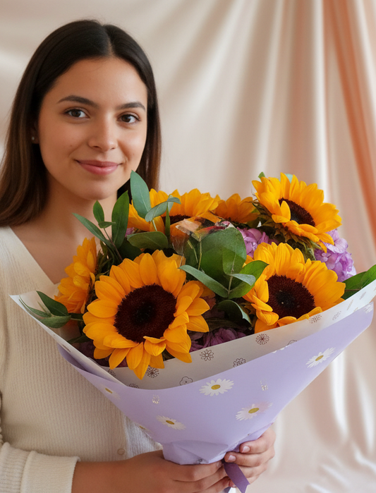 Ramo con 6 girasoles