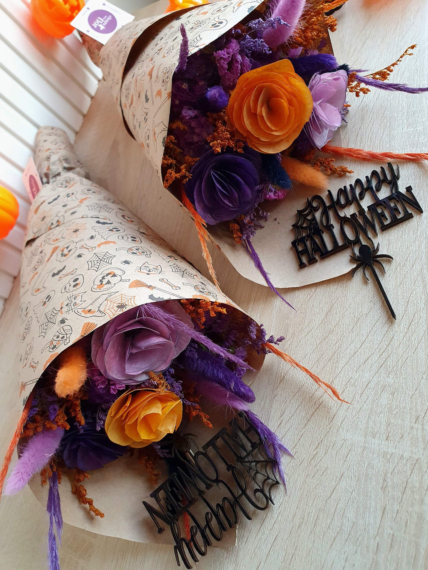 Ramo mediano de flores secas Halloween 🎃