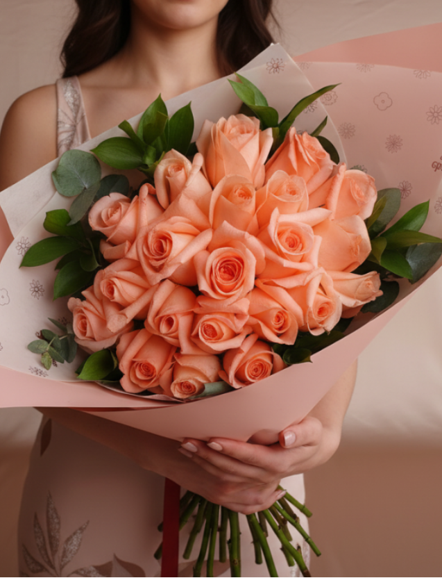 Ramo – 24 Rosas rosadas | Edición San Valentín