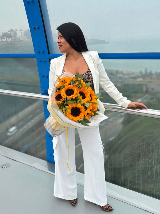Ramo con 12 girasoles