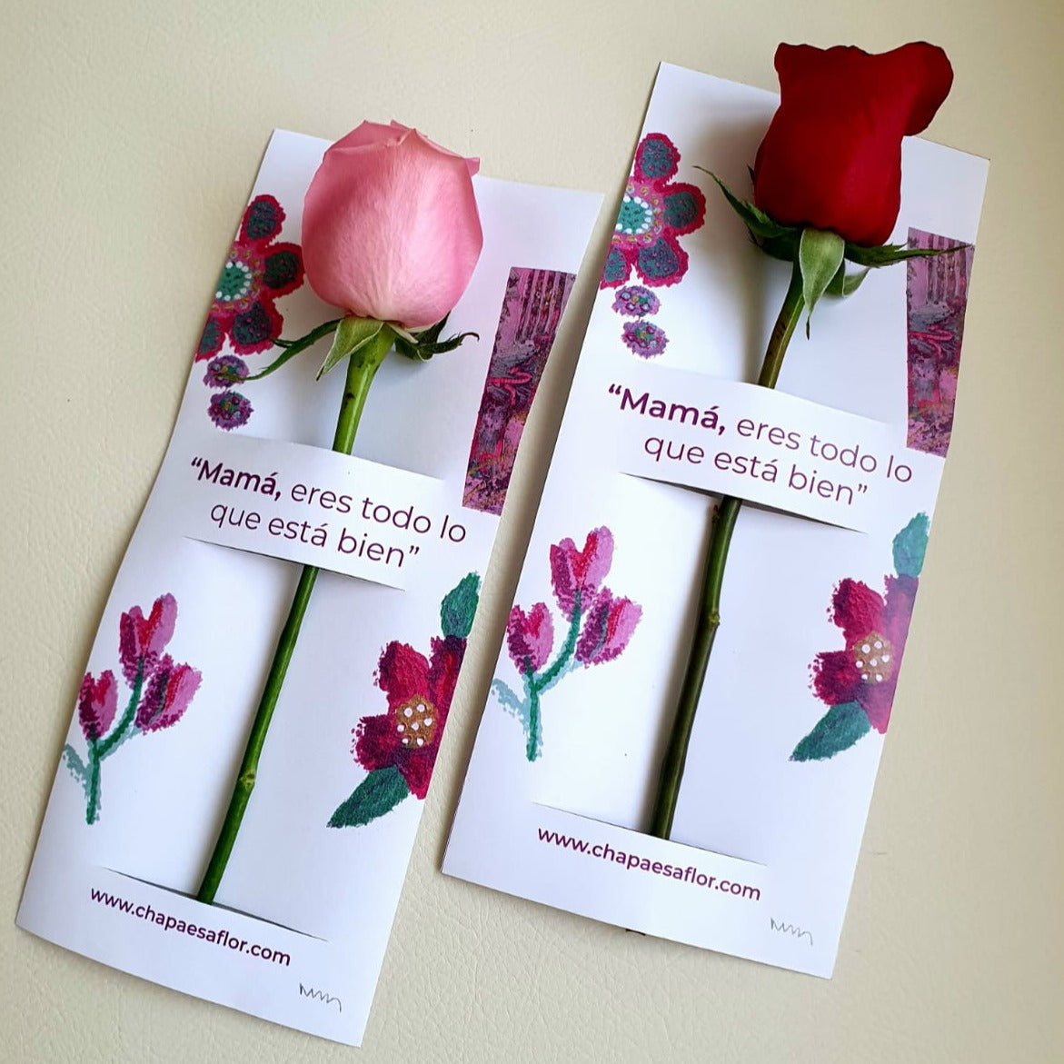 24 Rosas con pieza artística Día de la Madre