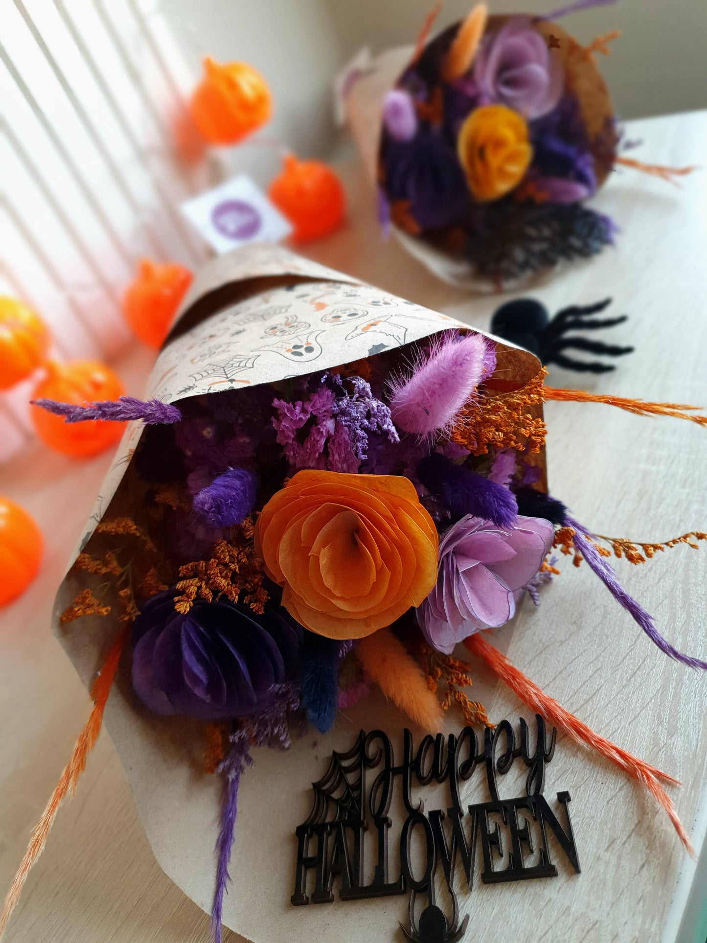 Ramo mediano de flores secas Halloween 🎃