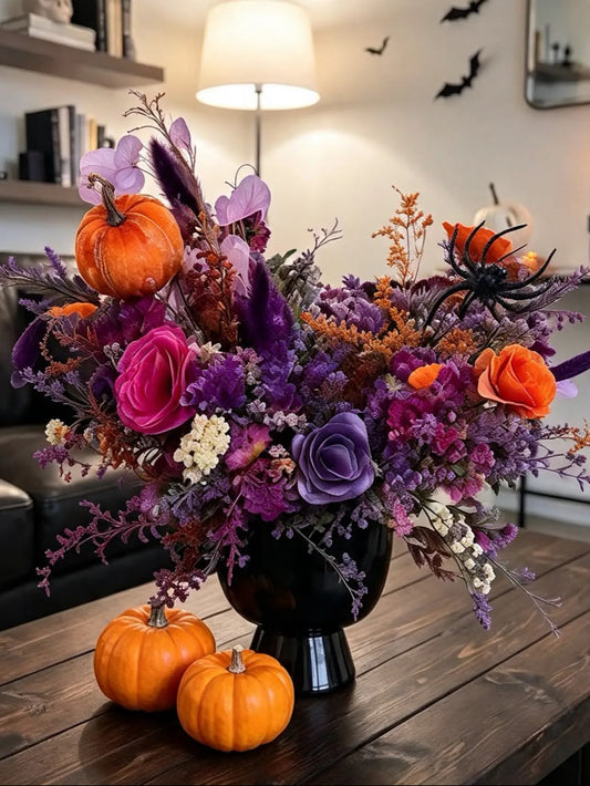 Arreglo Halloween de flores secas 🎃