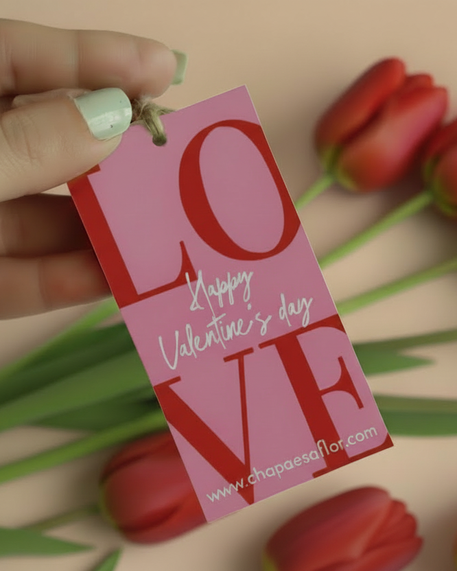 Caja Box Premium – 10 Tulipanes rojos | Edición San Valentín